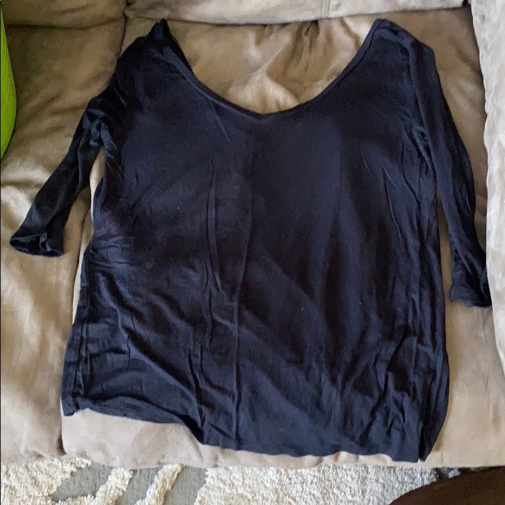 V neck long sleeve